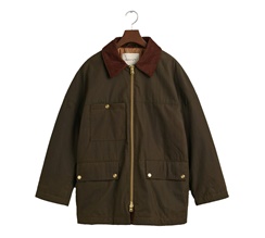 GANT Waxed Mid Length Jacket Dam