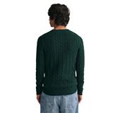 GANT Cotton Cable Crew Neck Herr