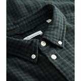 Knowledge Cotton Regular Fit Double Layer Checkered Shirt Herr