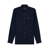 Lyle & Scott Plain Flannel Shirt Herr