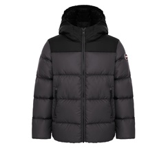 Colmar Down Jacket With Contrasting Yoke And Hood Junior