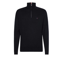 Tommy Hilfiger Quarter-Zip Signature Tape Jumper Herr