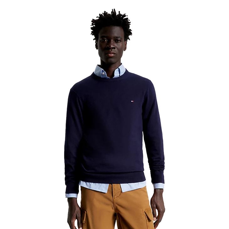 Tommy Hilfiger Heathered Knit Regular Fit Jumper Herr