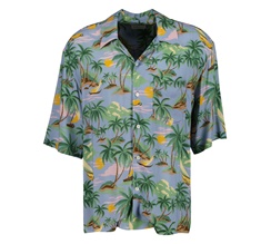 GANT Relaxed Viscose Hawaii Print SS Shirt Herr
