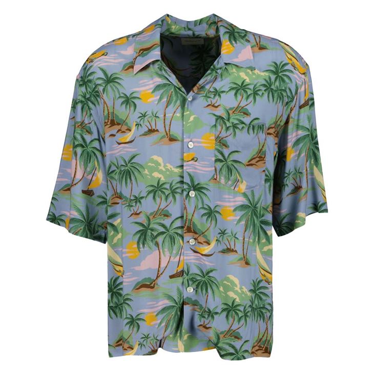 GANT Relaxed Viscose Hawaii Print SS Shirt Herr