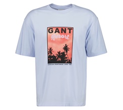 GANT Washed Graphic SS T-Shirt Herr