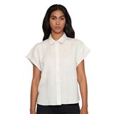 Knowledge Cotton Aster Fold Up Short Sleeve Linen Shirt Dam