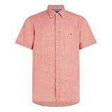 Tommy Hilfiger Pigment Dyed Linen RF Shirt S/S Herr