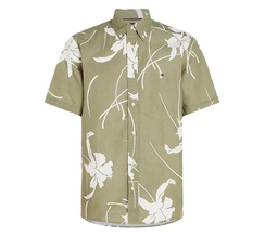 Tommy Hilfiger Large Tropical Print Shirt S/S Herr