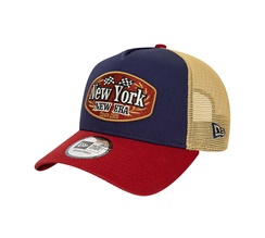 New Era Patch Navy E-Frame Trucker Cap