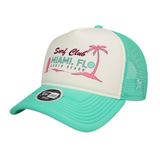 New Era Womens Foam Front Mint E-Frame Trucker Cap Dam