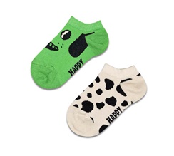 Happy Socks 2-Pack Dog Low Socks Junior