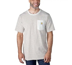 Carhartt Short-Sleeved Pocket Stripe T-Shirt Herr