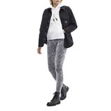 Calvin Klein Grey Velvet Leggings Dam