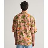 GANT Relaxed Viscose Hawaii Print SS Shirt Herr