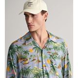 GANT Relaxed Viscose Hawaii Print SS Shirt Herr