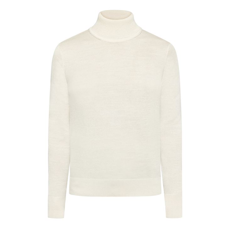 Knowledge Cotton Fine Merino Roll Neck Dam
