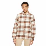 Knowledge Cotton Big Checked Heavy Flannel Overshirt Herr