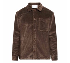 Knowledge Cotton Stretched 8-wales Corduroy Overshirt Herr