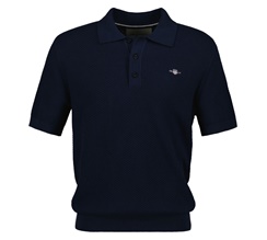 GANT Structured Cotton SS Polo Herr