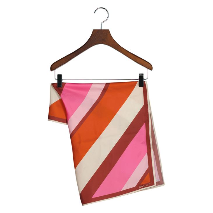 GANT Striped Silk Scarf Dam