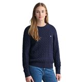 GANT Shield Cotton Cable C-Neck Junior