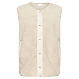 Knowledge Cotton Teddy Crew Neck Vest Dam