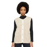 Knowledge Cotton Teddy Crew Neck Vest Dam