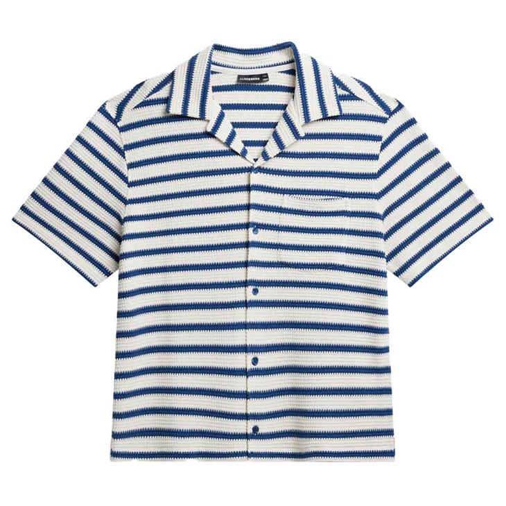 J.Lindeberg Tiro Resort Stripe Shirt Herr