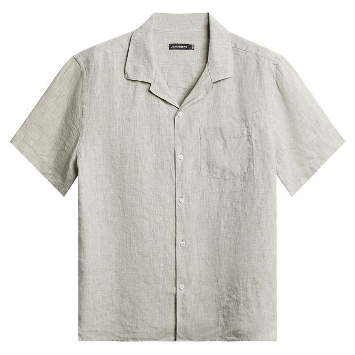 J.Lindeberg Elio Linen Melange Shirt Herr
