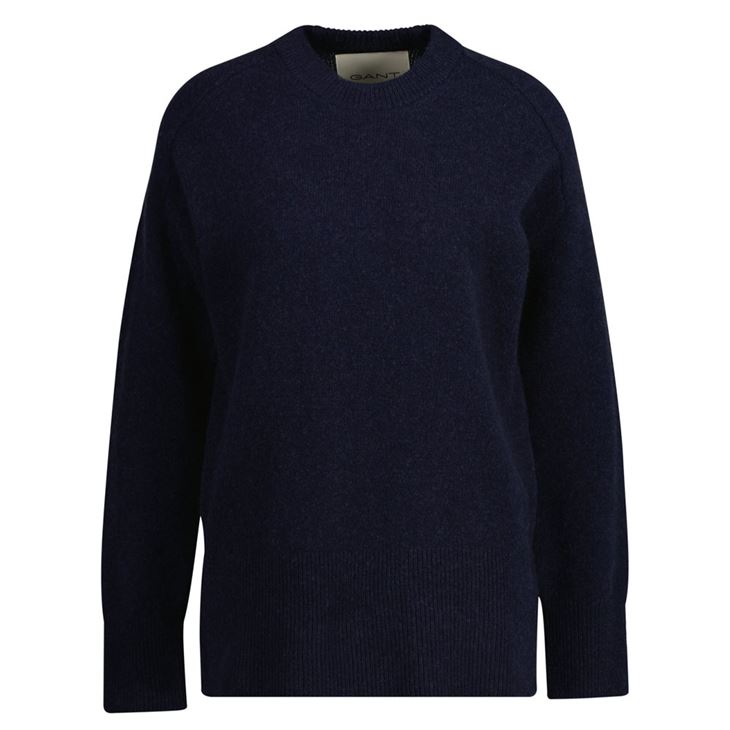 GANT Herringbone Detail Crew Neck Dam