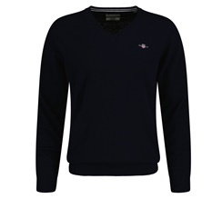 GANT Superfine Lambswool V-Neck Herr