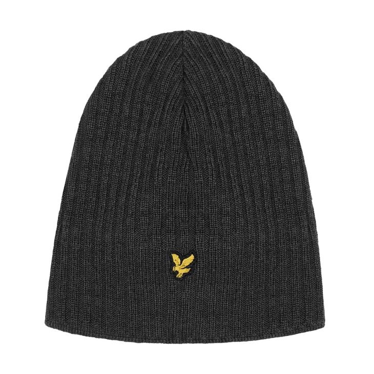 Lyle & Scott Knitted Ribbed Beanie Herr