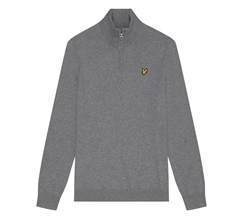 Lyle & Scott Cotton Merino Quarter Zip Jumper Herr