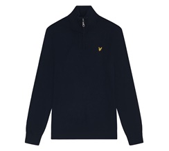 Lyle & Scott Cotton Merino Quarter Zip Jumper Herr