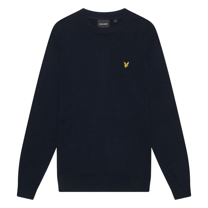 Lyle & Scott Cotton Merino Crew Neck Jumper Herr