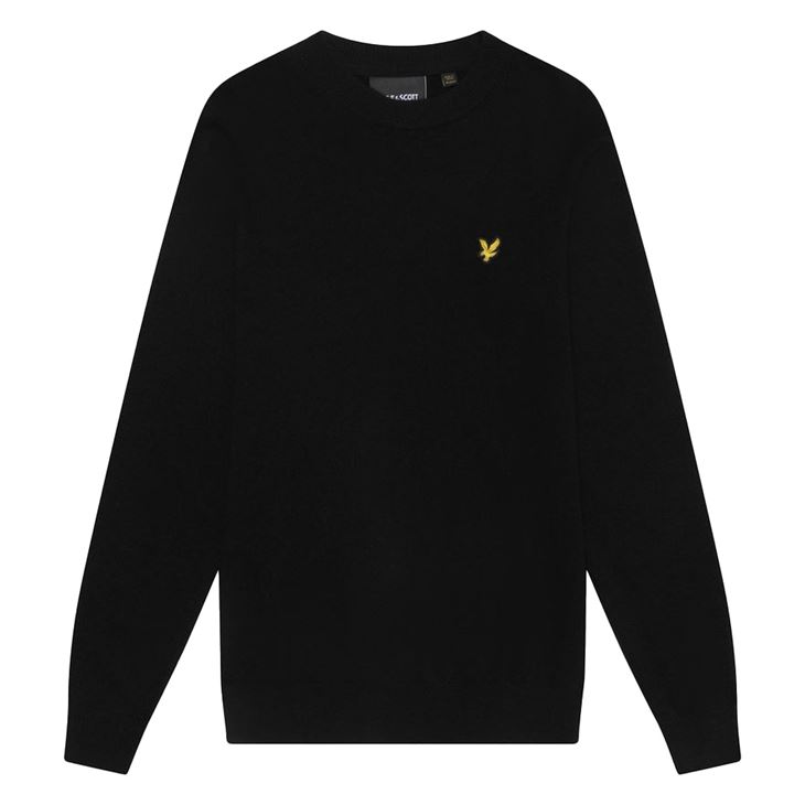 Lyle & Scott Lambswool Blend Crew Neck Jumper Herr