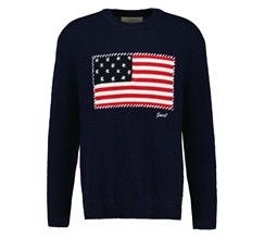 GANT Flag Intarsia C-Neck Herr