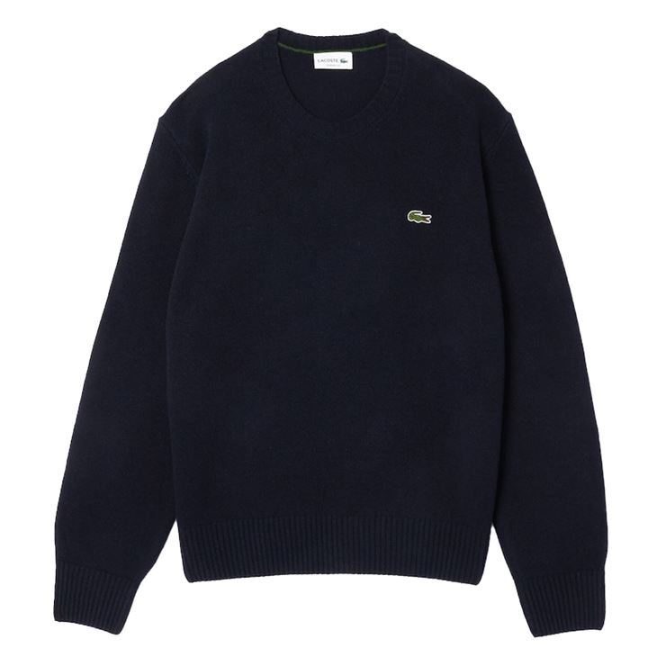 Lacoste Carded Wool Crew Neck Sweater Herr