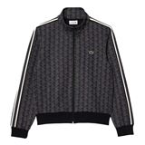 Lacoste Paris Jacquard Monogram Zipped Sweatshirt Herr