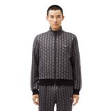 Lacoste Paris Jacquard Monogram Zipped Sweatshirt Herr