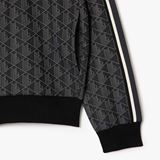 Lacoste Paris Jacquard Monogram Zipped Sweatshirt Herr