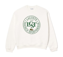 Lacoste Loose Fit Printed Fleece Sweater Herr