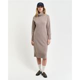 GANT Herringbone Detail Rollneck Dress Dam