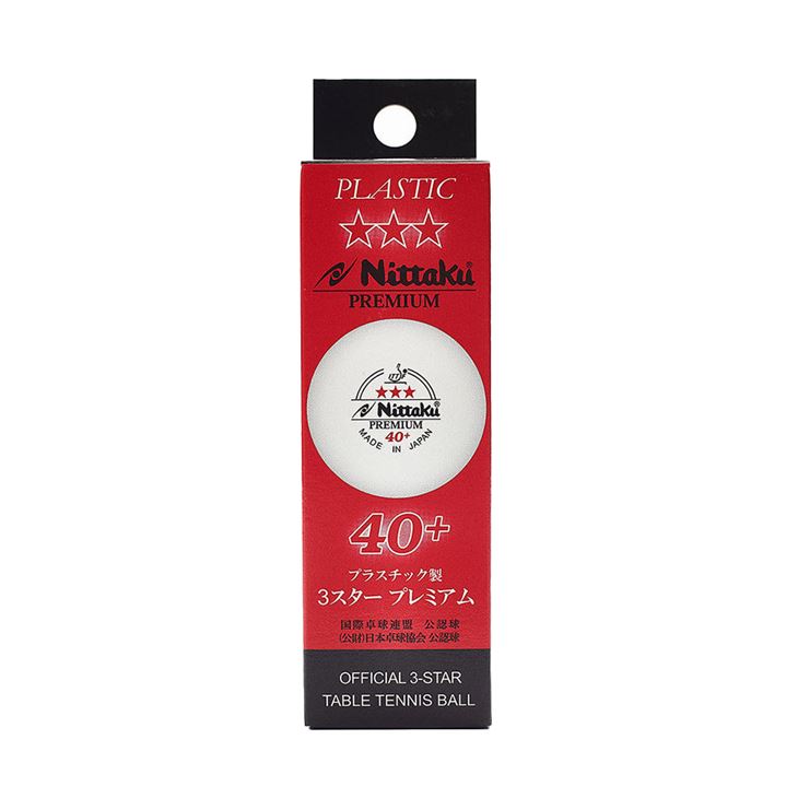 Nittaku Premium 40+ 3-Pack