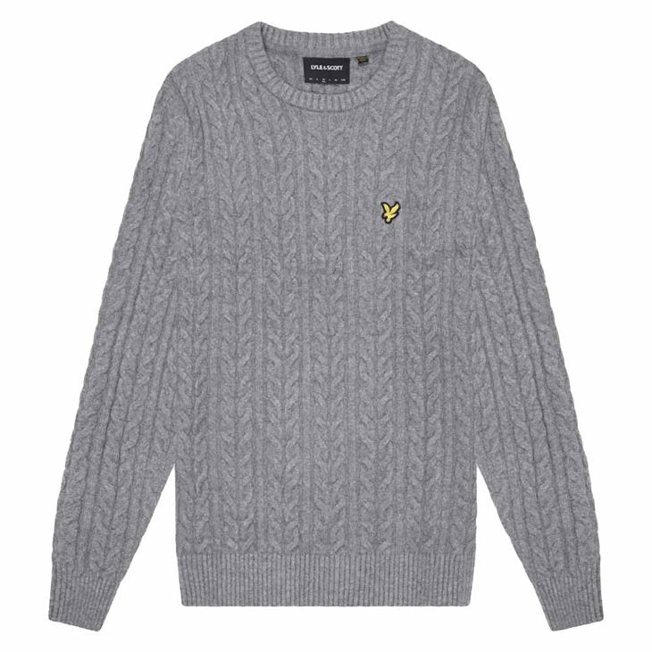 Lyle & Scott Cable Crew Neck Jumper Herr