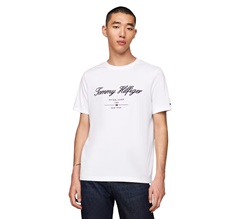 Tommy Hilfiger Script Logo Tee Herr