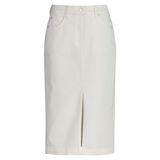 GANT Midi White Denim Skirt Dam