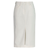 GANT Midi White Denim Skirt Dam