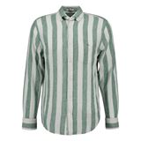 GANT Regular Cotton Linen Bold Stripe Shirt Herr